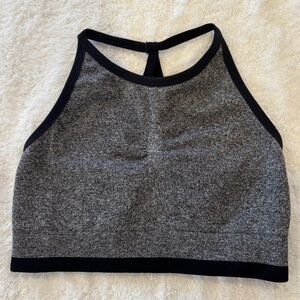 Zella Girl Black and Gray Sports Bra